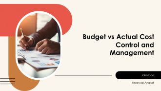 Budget Vs Actual Cost Control And Management PPT Information AT