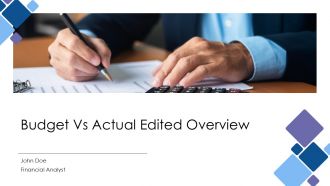 Budget Vs Actual Edited Overview PPT Summary ACP