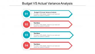 Budget vs actual variance analysis template ppt powerpoint presentation outline graphic images cpb