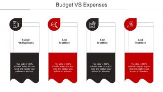 Budget Vs Expenses Ppt Powerpoint Presentation Gallery Infographic Template Cpb