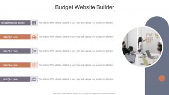 Budget Website Builder In Powerpoint And Google Slides Cpb