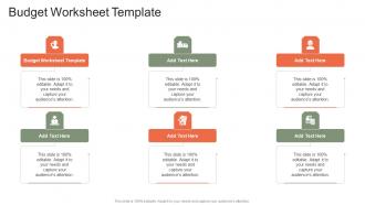 Budget Worksheet Template In Powerpoint And Google Slides Cpb