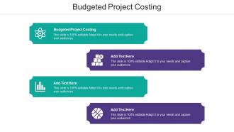 Budgeted Project Costing Ppt Powerpoint Presentation Icon Layouts Cpb