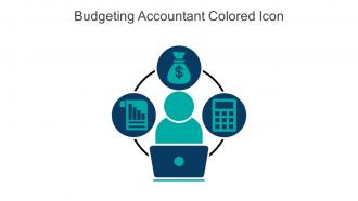 Budgeting Accountant Colored Icon In Powerpoint Pptx Png And Editable Eps Format