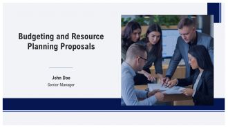 Budgeting And Resource Planning Proposals PPT Template AT