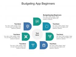 Budgeting app beginners ppt powerpoint presentation model slides cpb