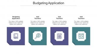 Budgeting Application Ppt Powerpoint Presentation Gallery Cpb