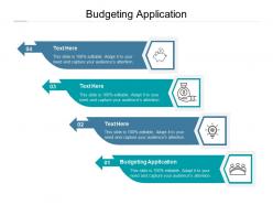 Budgeting application ppt powerpoint presentation infographics show cpb