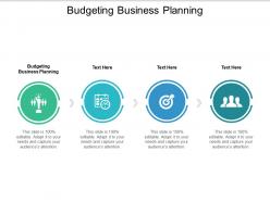 Budgeting business planning ppt powerpoint presentation show design ideas cpb