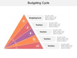 Budgeting cycle ppt powerpoint presentation file influencers cpb
