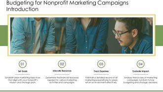 Budgeting For Nonprofit Marketing Campaigns PPT Mockup AT Impactful Professional
