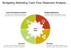 Budgeting marketing cash flow statement analysis time management