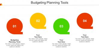 Budgeting Planning Tools Ppt Powerpoint Presentation Outline Rules Cpb