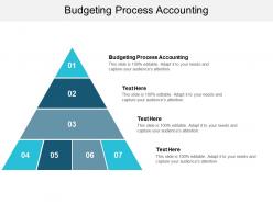 Budgeting process accounting ppt powerpoint presentation ideas diagrams cpb