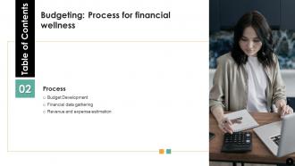 Budgeting Process For Financial Wellness Powerpoint Presentation Slides Fin CD Best Attractive