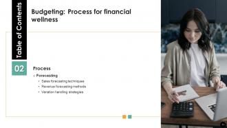 Budgeting Process For Financial Wellness Powerpoint Presentation Slides Fin CD Editable Attractive