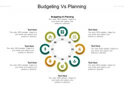 Budgeting vs planning ppt powerpoint presentation infographics portfolio cpb