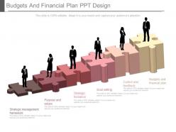 Budgets and financial plan ppt design