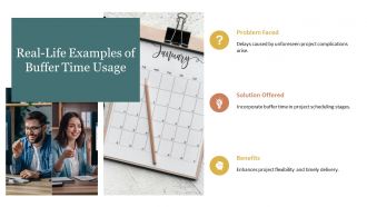 Buffer Time Importance In Project Schedule Planning PPT Slides AT Aesthatic Professionally