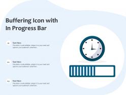 Buffering Icon With In Progress Bar