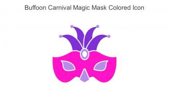 Buffoon Carnival Magic Mask Colored Icon In Powerpoint Pptx Png And Editable Eps Format