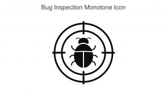 Bug Inspection Monotone Icon In Powerpoint Pptx Png And Editable Eps Format