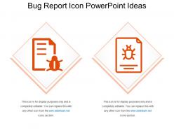 Bug report icon powerpoint ideas
