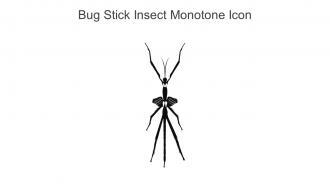 Bug Stick Insect Monotone Icon In Powerpoint Pptx Png And Editable Eps Format