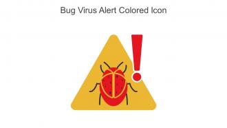 Bug Virus Alert Colored Icon In Powerpoint Pptx Png And Editable Eps Format