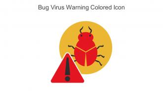Bug Virus Warning Colored Icon In Powerpoint Pptx Png And Editable Eps Format