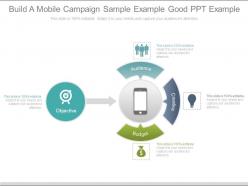 Build a mobile campaign sample example good ppt example