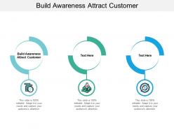 Build awareness attract customer ppt powerpoint presentation slides tips cpb