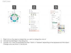 11631323 style circular hub-spoke 5 piece powerpoint presentation diagram infographic slide