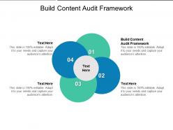 Build content audit framework ppt powerpoint presentation icon layout ideas cpb