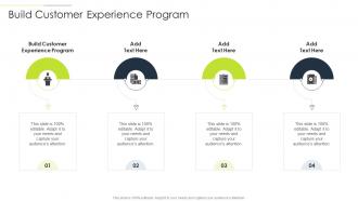 Build Customer Experience Program In Powerpoint And Google Slides Cpb