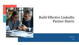 Build Effective Linkedin Partner Matrix PPT Information AT