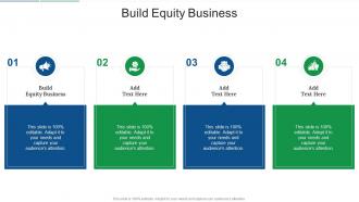 Build Equity Business In Powerpoint And Google Slides Cpb