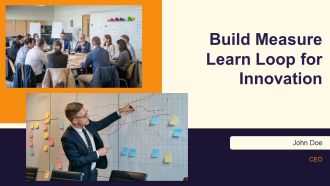 Build Measure Learn Loop For Innovation PPT Slides AT