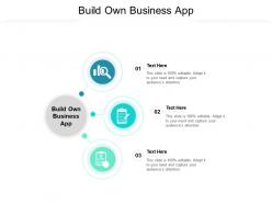 Build own business app ppt powerpoint presentation file graphics example cpb