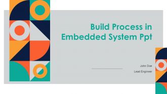 Build Process In Embedded System PPT Slides ST AI