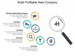 Build profitable new company ppt powerpoint presentation gallery example cpb