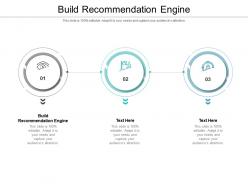 Build recommendation engine ppt powerpoint presentation styles designs download cpb