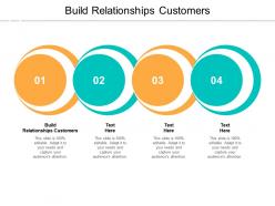 Build relationships customers ppt powerpoint presentation good cpb