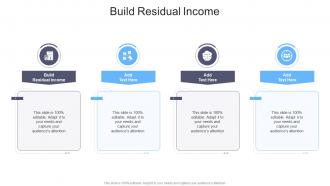 Build Residual Income In Powerpoint And Google Slides Cpb