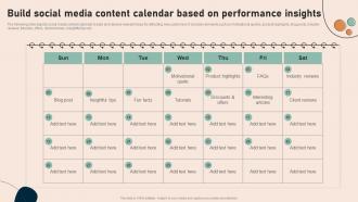 Build Social Media Content Calendar Effective Real Time Marketing MKT SS V