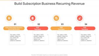 Build Subscription Business Recurring Revenue In Powerpoint And Google Slides Cpb