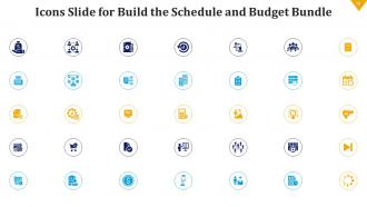 Build the schedule and budget bundle powerpoint presentation slides