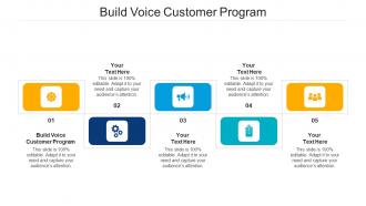 Build voice customer program ppt powerpoint presentation layouts graphic tips cpb