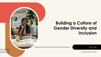 Building A Culture Of Gender Diversity And Inclusion PPT PowerPoint AT