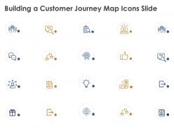 Building a customer journey map icons slide marketing